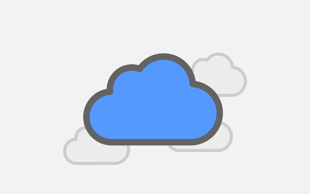 Free cloud storage icon vector