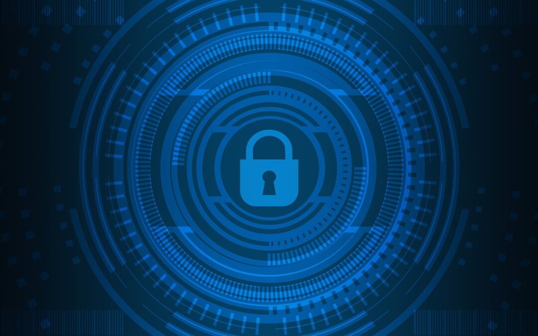 Free cyber security technology network illustration