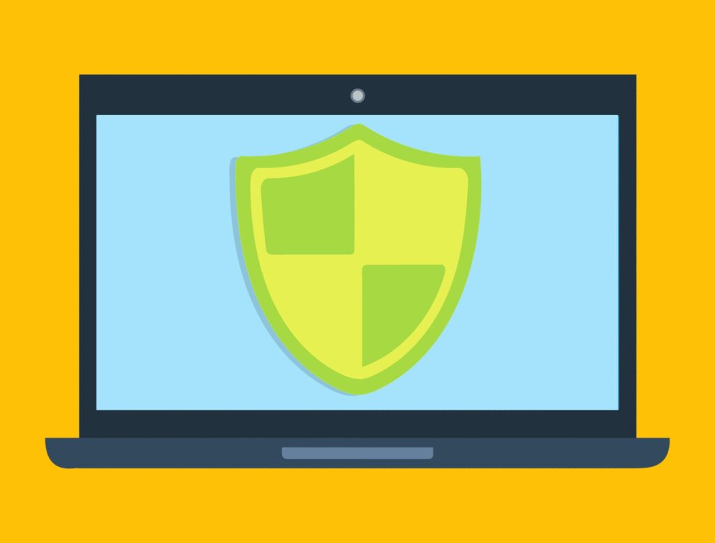 Free antivirus security privacy illustration
